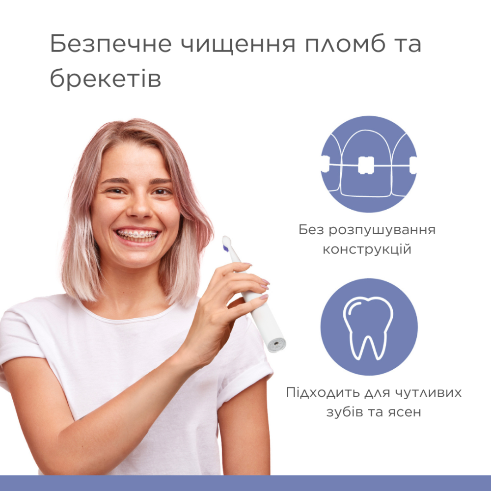 Змінні насадки щіток B.Well для PRO-850 (Чорний / Білий)