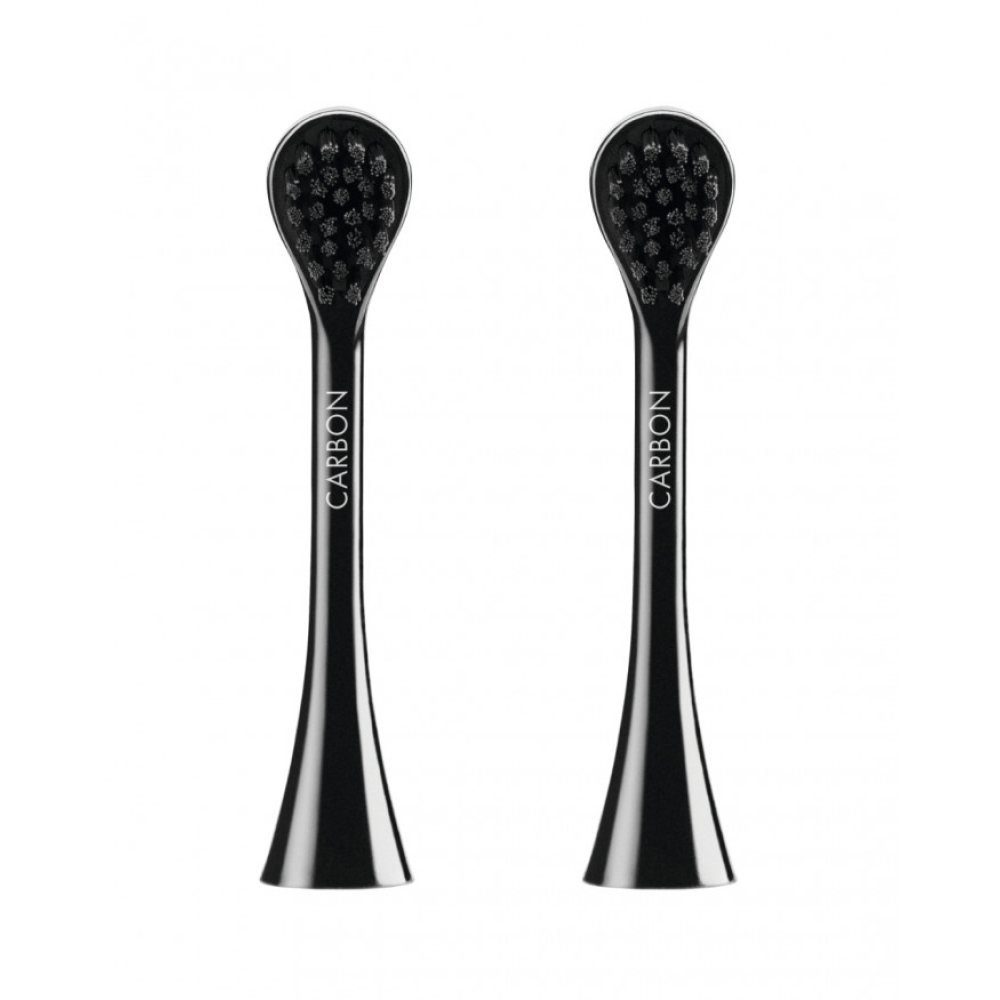 Насадки для звуковой щетки Curaprox Hydrosonic Black is White Carbon (2 шт.)