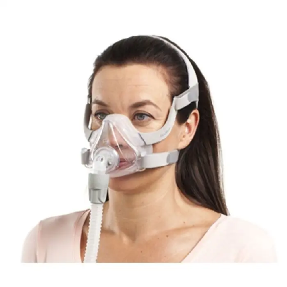 Сипап маска носо-рожева ResMed AirFit F10 (розмір S/M/L)