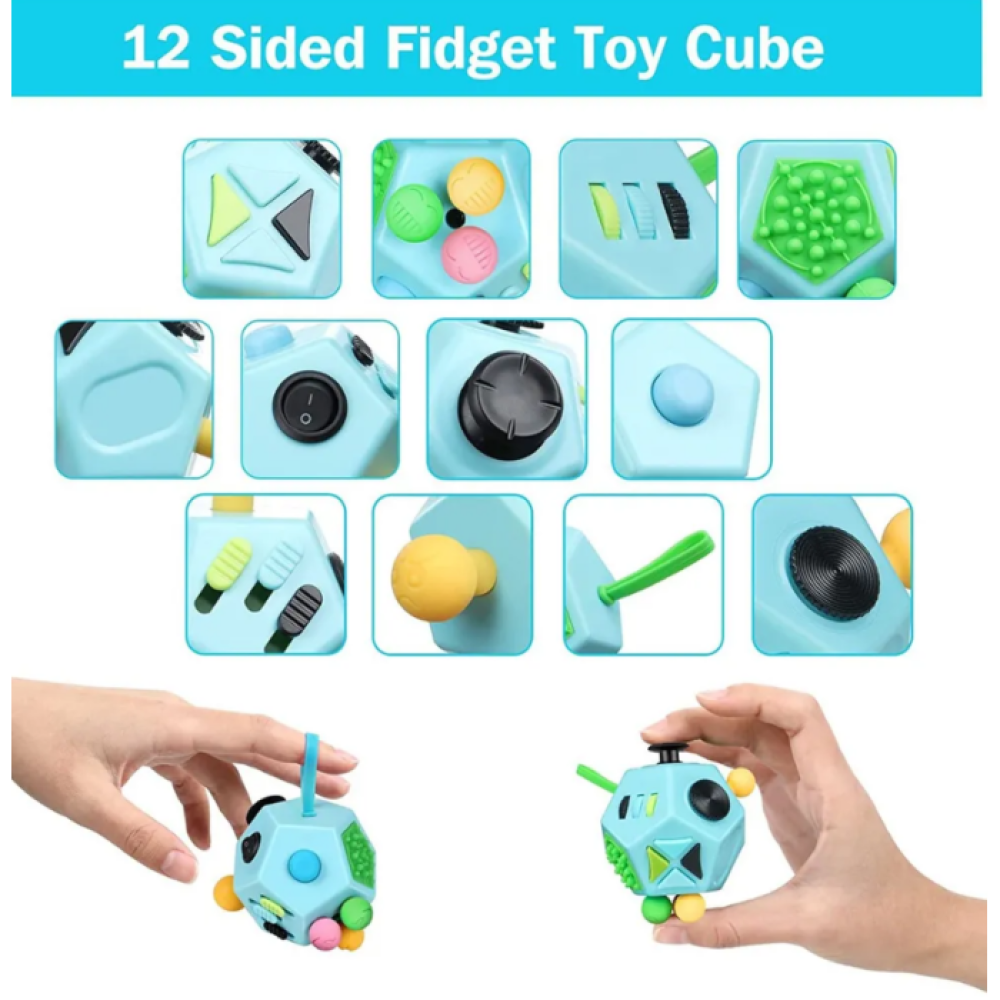 Кубик Fidget для розвитку дрібної моторики Сенсорна іграшка-антистрес Beauty Gadgets