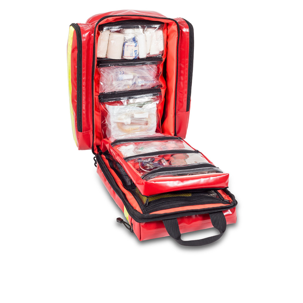 Рюкзак врача скорой помощи Elite Bags EMS RESCUE Red Tarpaulin M13.029