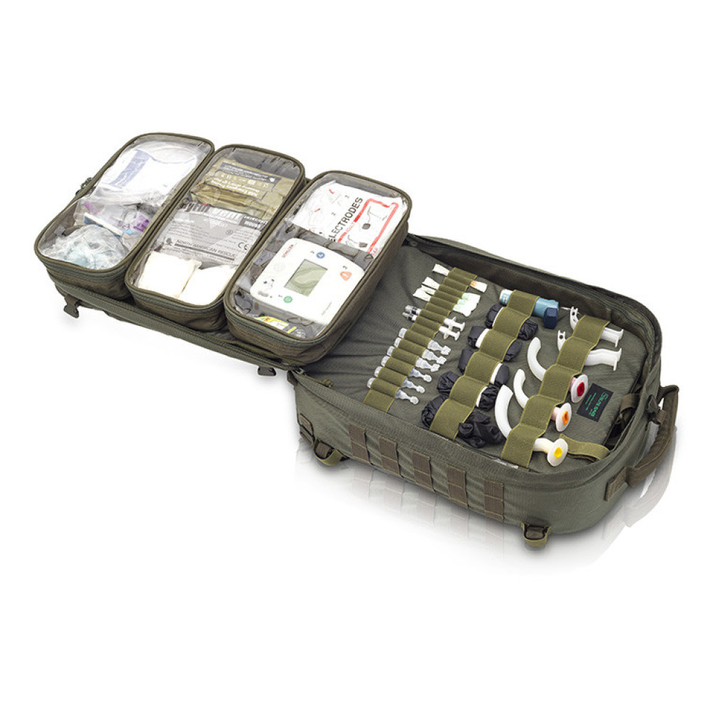 Сумка-рюкзак неотложной помощи Elite Bags PARAMED'S Green M10.134