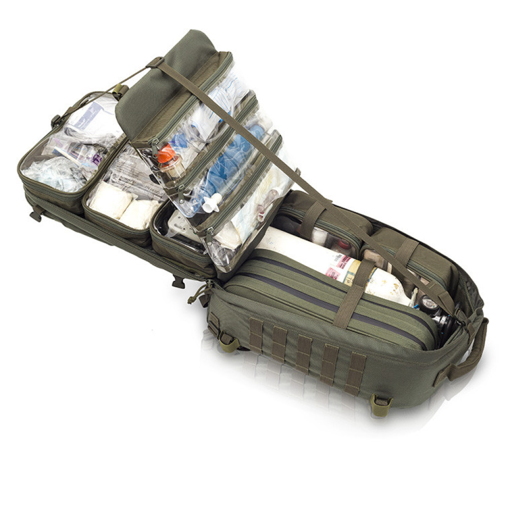 Сумка-рюкзак неотложной помощи Elite Bags PARAMED'S Green M10.134
