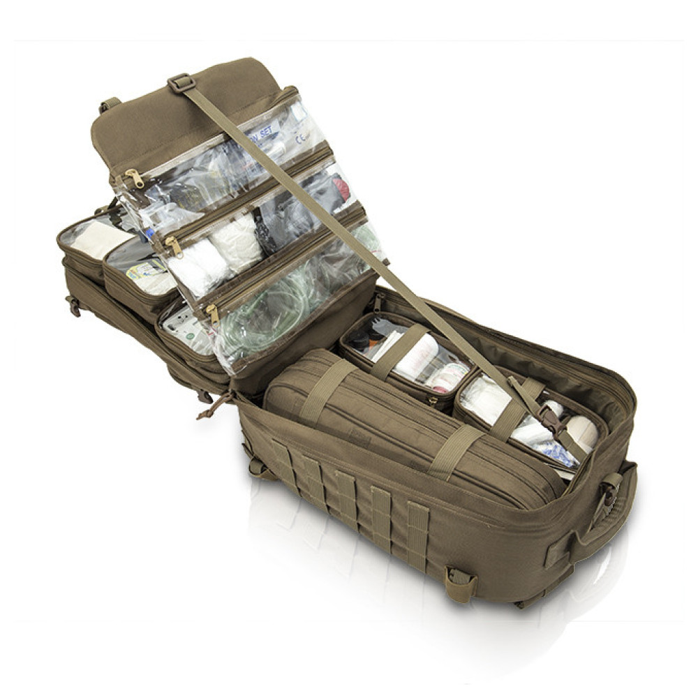 Сумка-рюкзак невідкладної допомоги Elite Bags PARAMED'S Coyote M10.135