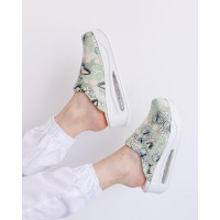 Обувь медицинская сабо Butterfly green с подошвой AirMax