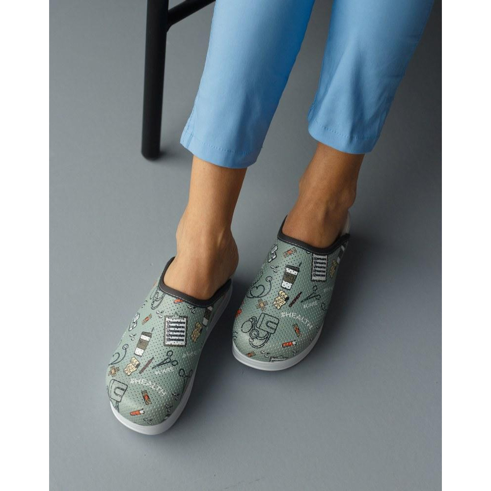 Обувь медицинская сабо Health Olive c подошвой AirMax