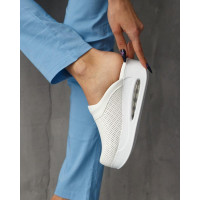 Обувь медицинская сабо Pearly White с подошвой AirMax