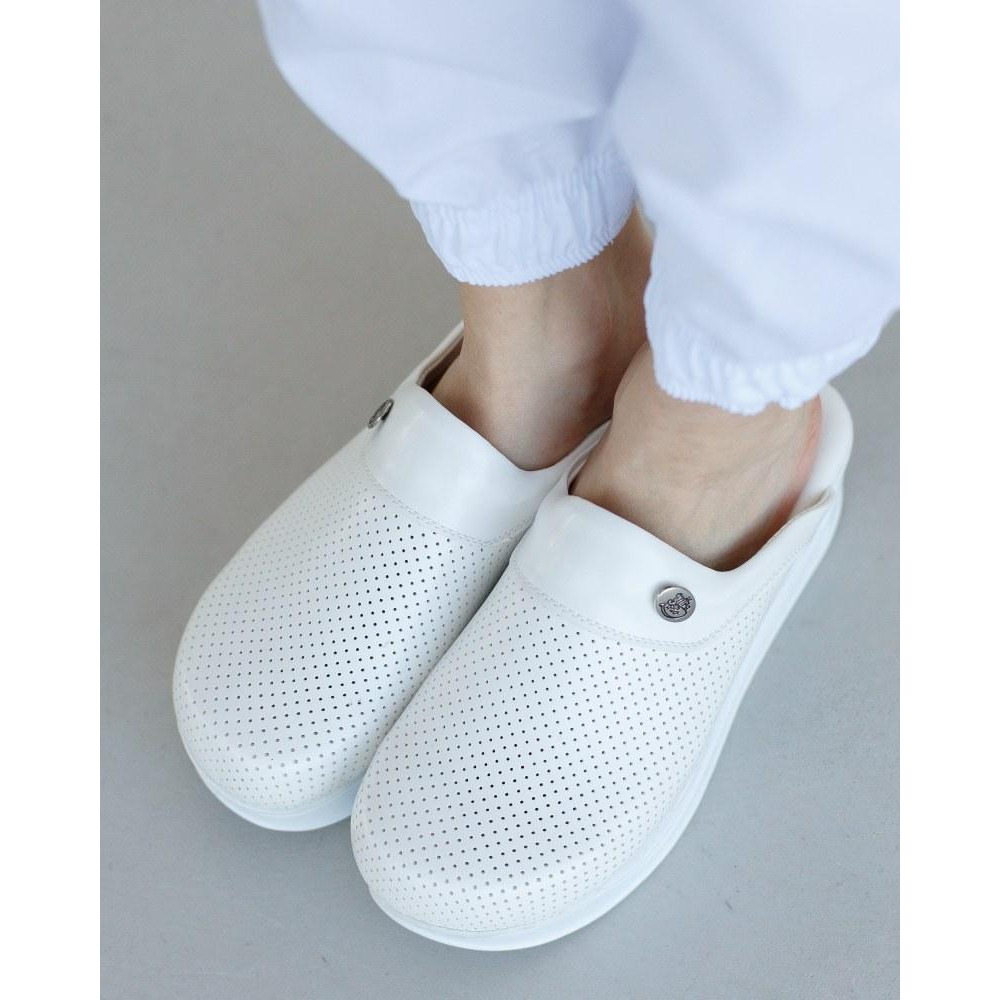 Обувь медицинская сабо Pearly White с подошвой AirMax