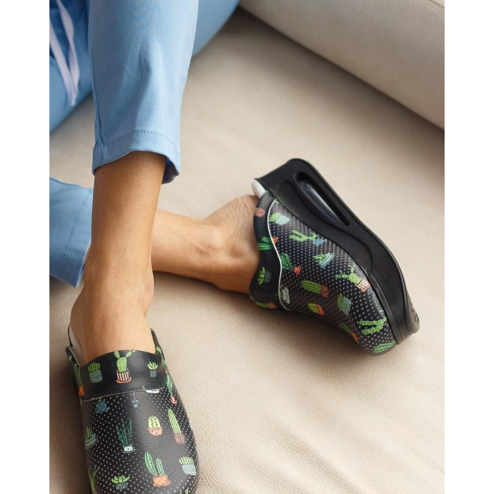 Взуття медичне сабо Cactus Black з підошвою AirMax