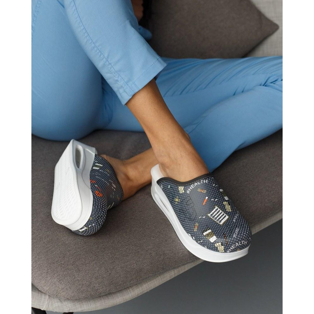 Взуття медичне сабо Health gray з підошвою AirMax