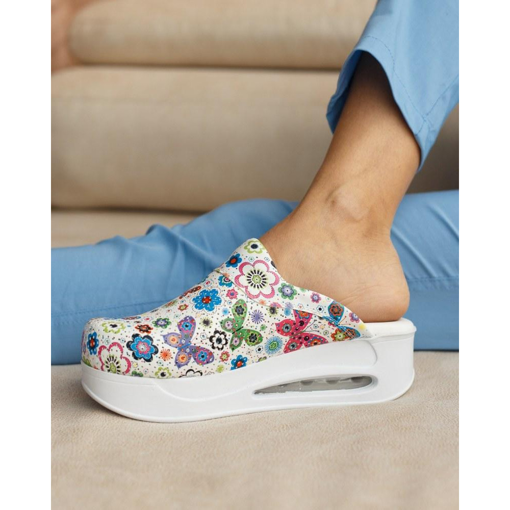 Обувь медицинская сабо Бабочки с подошвой AIR MAX