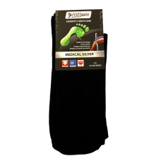 Диабетические носки с серебром черные FootMate Medical Silver