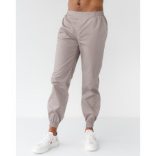Медичні штани чоловічі джогери мокко