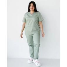 Медицинский женский костюм Топаз фисташковый NEW +SIZE