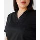 Медичний костюм жіночий Топаз чорний NEW +SIZE
