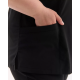 Медичний костюм жіночий Аризона чорний +SIZE