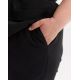 Медичний костюм жіночий Аризона чорний +SIZE