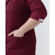 Медицинский халат женский Софи марсала +SIZE