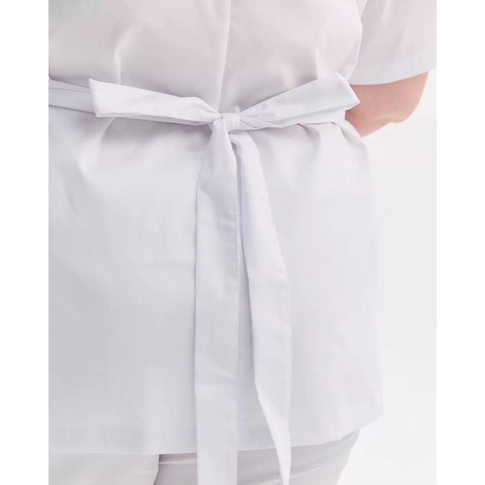 Медичний костюм жіночий Кіото білий +SIZE