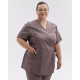 Медицинский костюм женский Киото какао +SIZE