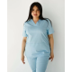 Медичний костюм жіночий Топаз лазурний NEW +SIZE