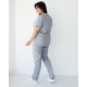 Медицинский костюм женский Топаз серый NEW +SIZE