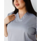 Медицинский костюм женский Топаз серый NEW +SIZE
