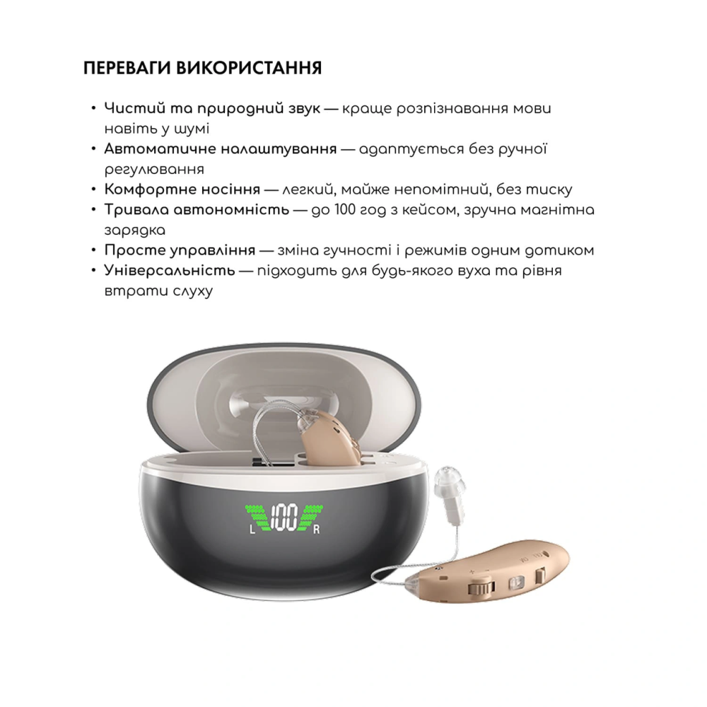 Универсальный слуховой аппарат Medica+ Sound Control Pro 19