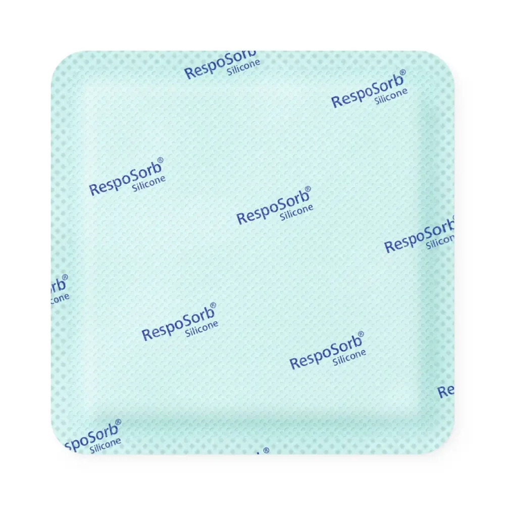 Силиконовая повязка с суперабсорбирующим полимером RespoSorb Silicone 8см х 8см