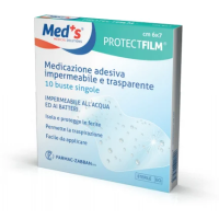 Адгезивная прозрачная водостойкая повязка Protect Film 10x12см