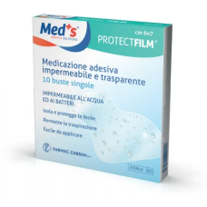 Адгезивная прозрачная водостойкая повязка Protect Film 6x7см