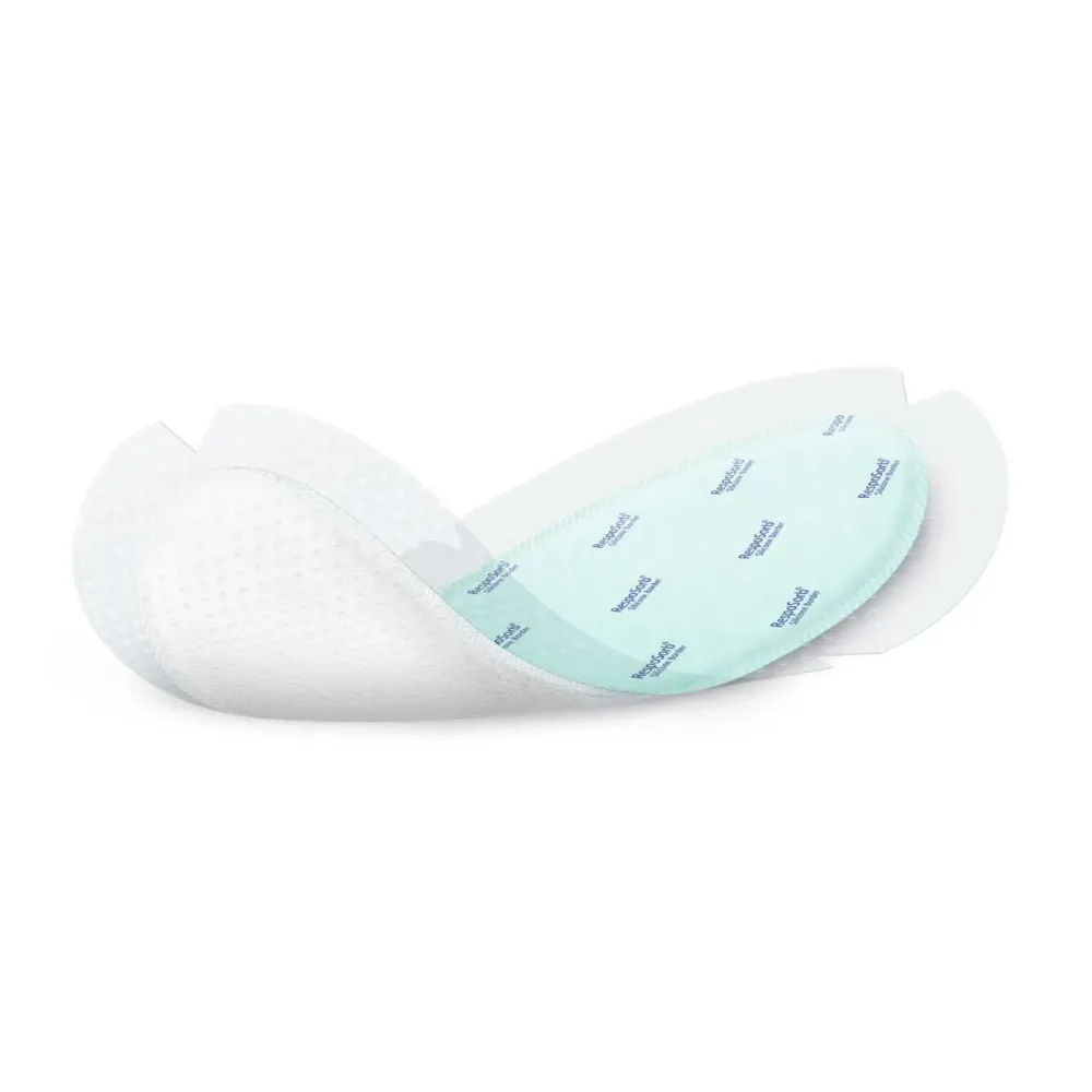 Самоклеящаяся силиконовая повязка с суперабсорбирующим полимером RespoSorb Silicone Border Oval 12см х 23см