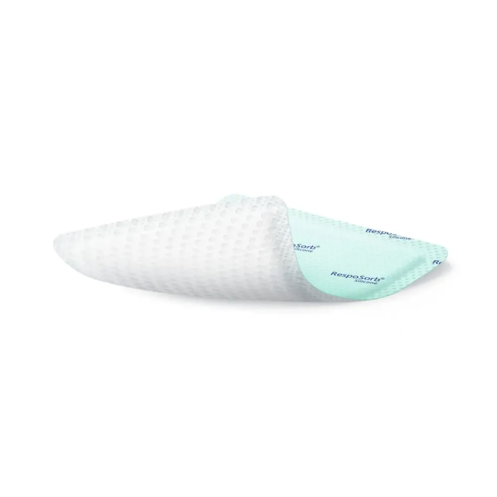 Силіконова пов'язка із суперабсорбувальним полімером RespoSorb Silicone 12.5см х 12,5см