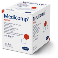 Серветки з нетканого матеріалу Medicomp extra 5см х 5см (2 шт)