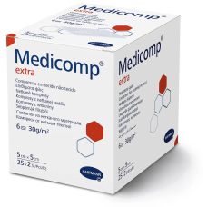 Серветки з нетканого матеріалу Medicomp extra 5см х 5см (2 шт)
