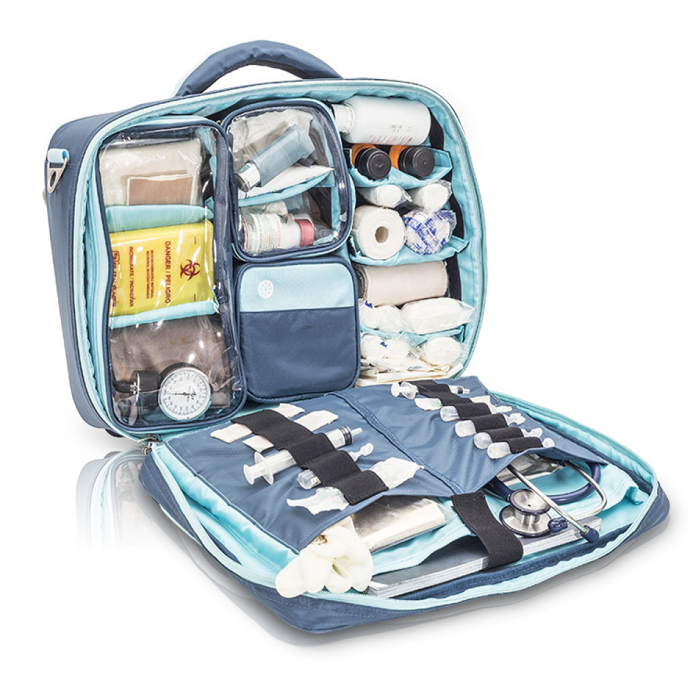 Сумка-укладка врача Elite Bags PRACTI’S Blue E00.012