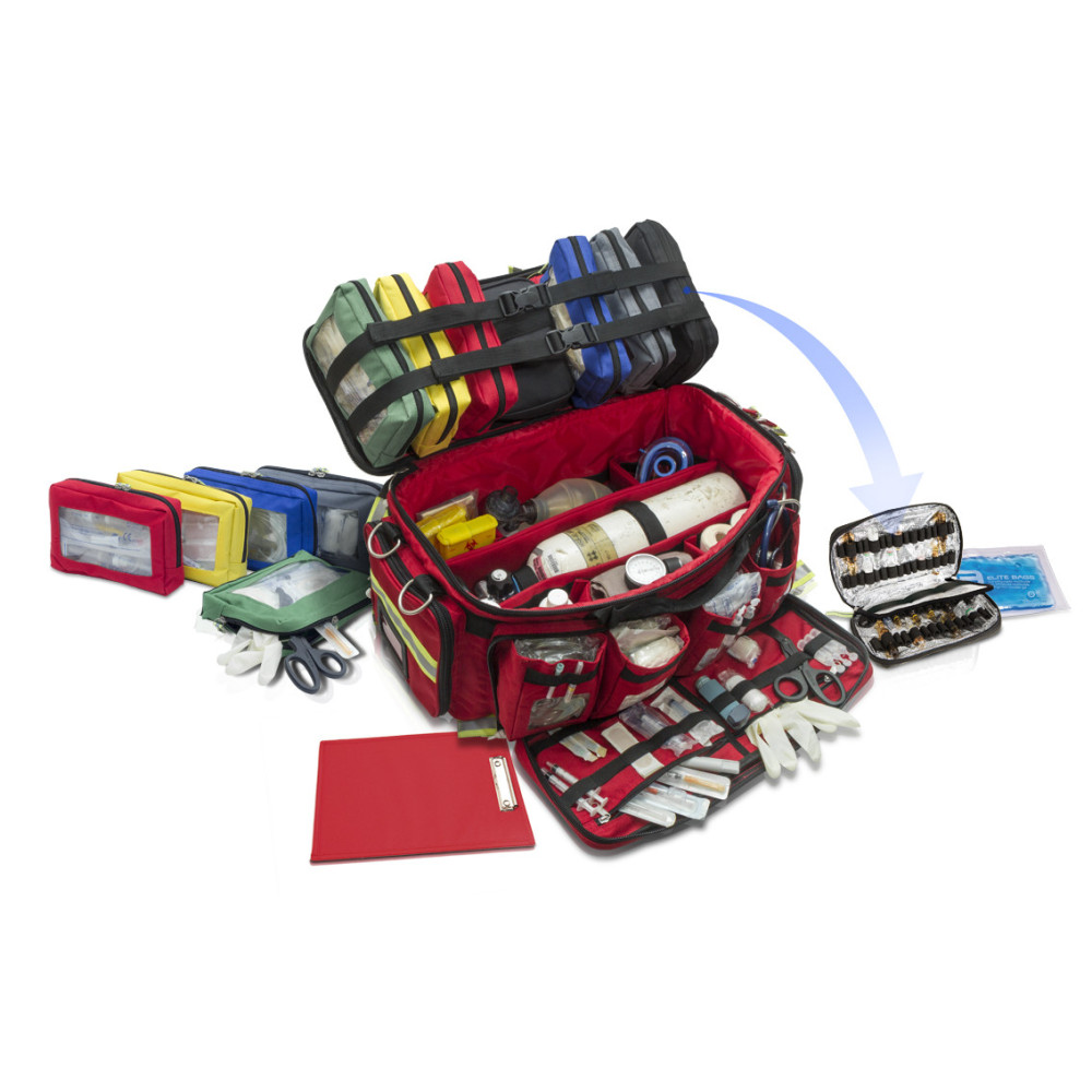Сумка экстренной медицинской помощи, большая Elite Bags CRITICAL’S red E02.010