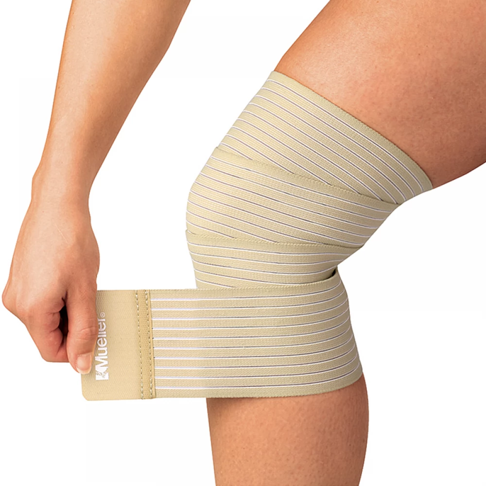 Фиксирующий бинт-бандаж на колено Mueller Wonder Wrap (SM-MD / LG-XL)