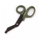 Медичні тактичні ножиці для бандажів EDC Tactical Paramedic Scissors (Зелені)