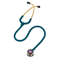 Стетоскоп педіатричний 3M Littmann Classic II 2153 (Лазурний з головкою кольору веселки)