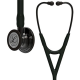 Кардіологічний стетоскоп 3M Littmann Cardiology IV 6162 (Чорний із димчастою головкою)