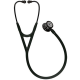 Кардіологічний стетоскоп 3M Littmann Cardiology IV 6162 (Чорний із димчастою головкою)
