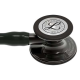 Кардіологічний стетоскоп 3M Littmann Cardiology IV 6162 (Чорний із димчастою головкою)
