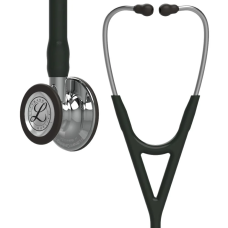 Стетоскоп 3M Littmann Cardiology IV 6177 (Чорний з дзеркальною головкою)