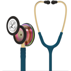 Стетоскоп 3M Littmann Classic III 5807 (Лазурний з головкою кольору веселки)