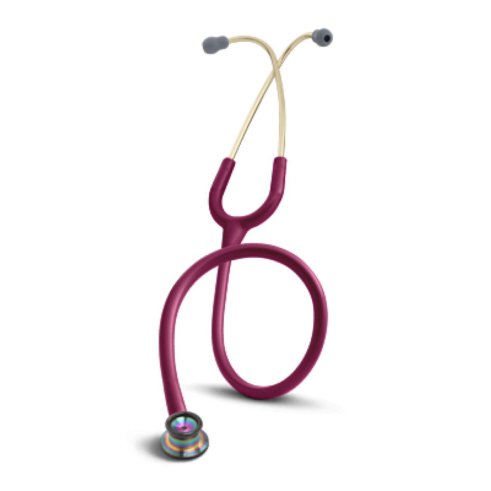 Стетоскоп 3M Littmann Classic 2 Infant 2157 (Малинового цвета с головкой цвета радуги)