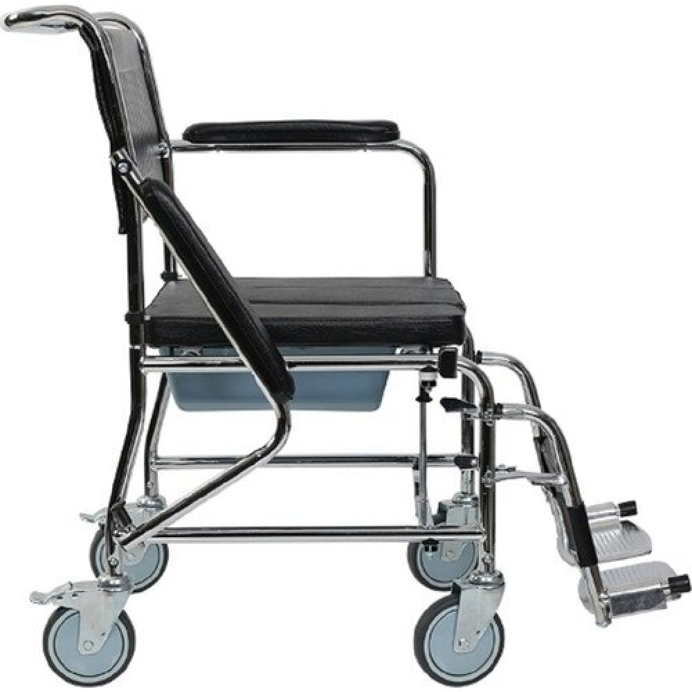 Санітарне крісло-візок (інвалідна) з висувною кришкою Karadeniz Medical G125A