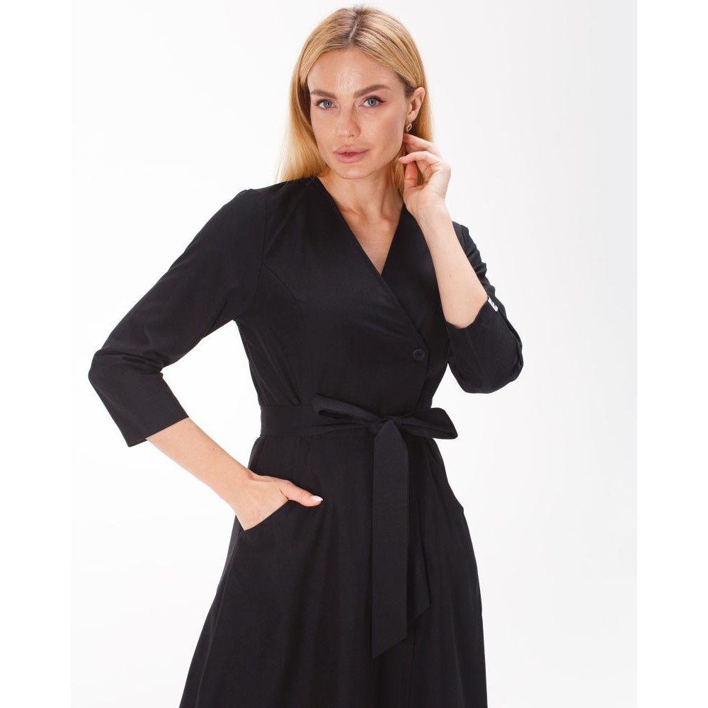Медицинское платье женское Прованс черное