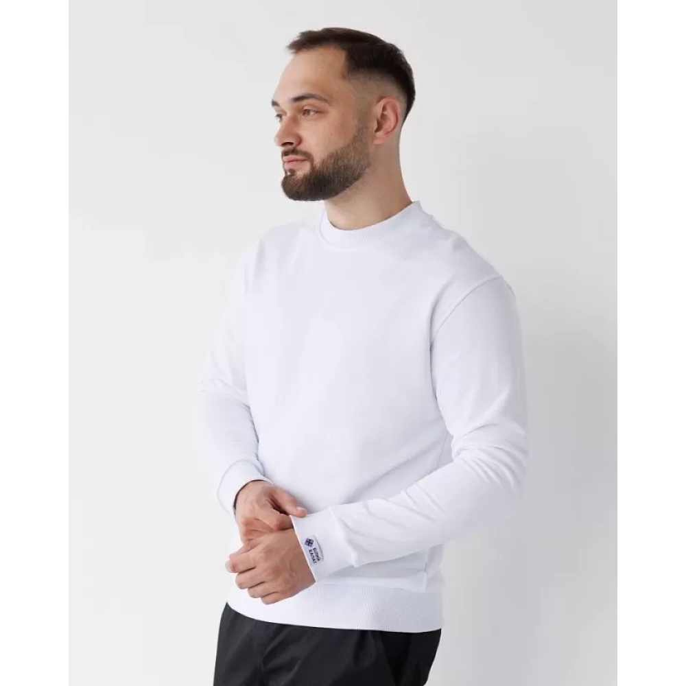Медицинский свитшот Монреаль мужской белый