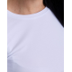 Медичний лонгслів жіночий білий